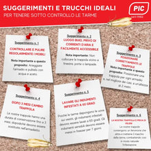 Carica l'immagine nel visualizzatore di Gallery, PIC Trappola ai feromoni Anti tarme dei Vestiti Confezione da 3 Buste con Due trappole, 3x2 Pezzi - Prodotto Anti tarme Vestiti, Adatto Come antitarme dei Vestiti e antitarme per armadi