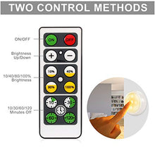 Carica l&#39;immagine nel visualizzatore di Gallery, 6 Pezzi Luce Notturna LED, Foonii Luci Armadio e 2 Telecomando e 6pcs... - Ilgrandebazar