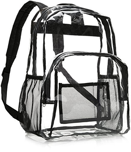 AmazonBasics Zaino scolastico - Transparente