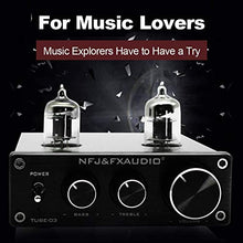 Carica l&#39;immagine nel visualizzatore di Gallery, docooler FX-Audio Mini HiFi Audio Preamplificatore 6K4 TUBE-03, Nero