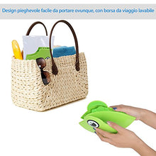 Carica l&#39;immagine nel visualizzatore di Gallery, Riduttore WC per bambini Viaggia portatile Pieghevole Riutilizzabili verde - Ilgrandebazar