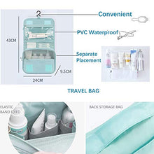 Carica l'immagine nel visualizzatore di Gallery, Orgawise beauty case borsa da viaggio toilette cosmetica Blu