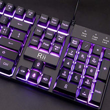 Carica l&#39;immagine nel visualizzatore di Gallery, Rii Gaming RK101 (Layout Italiano) - Set Tastiera e Mouse da Gioco,...