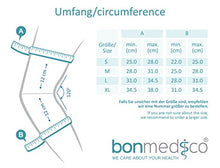 Carica l'immagine nel visualizzatore di Gallery, bonmedico Farko Gomitiera con Guaina Compressiva, Tutore per M, Grigio