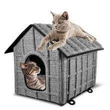 Carica l'immagine nel visualizzatore di Gallery, PUPPY KITTY Casetta per Gatti Interni con Materasso Rimovibile 52 x 42 x 42...