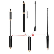 Carica l&#39;immagine nel visualizzatore di Gallery, AL-800 Antenna Dual Band SMA-Femmina Allungabile VHF/UHF 2 Meter SMA-Female - Ilgrandebazar