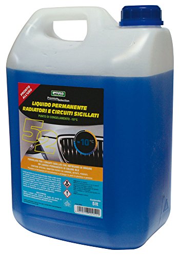 CORA 0052 Liquido Permanente Radiatori e Circuiti Sigillati-10°C, Blu, 5L