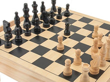 Carica l&#39;immagine nel visualizzatore di Gallery, Teorema 40500 - Dama, Scacchi e Tria, Legno