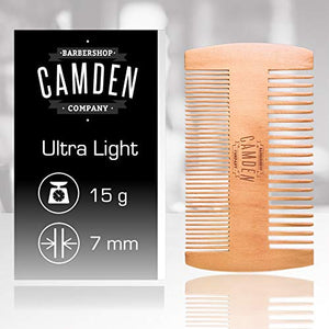 Pettine per la barba ultraleggero di Camden Barbershop Company ● in legno... - Ilgrandebazar