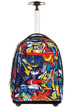 Carica l&#39;immagine nel visualizzatore di Gallery, Big Trolley Appack Hashtag, 35 Lt, Rosso, Sistema 2in1 Zaino con Rosso