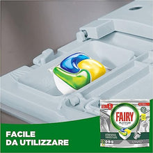 Carica l'immagine nel visualizzatore di Gallery, Fairy Platinum Detersivo Pastiglie Lavastoviglie, Brillantante, 54 Capsule Lavastoviglie, Limone, con Sistema Di Prelavaggio Integrato, Efficace nelle Sfide Difficili Contro lo Sporco