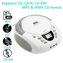 Carica l&#39;immagine nel visualizzatore di Gallery, LONPOO Lettore CD Portatile, Radio Portatili Boombox MP3 Portatili...