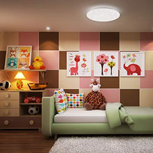 Carica l'immagine nel visualizzatore di Gallery, Lampada da soffitto LED, decoro a cielo stellato, plafoniera luce bianca...