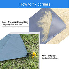 Carica l'immagine nel visualizzatore di Gallery, Awroutdoor Coperta da Spiaggia Anti Sabbia | Tappetino Picnic 210 * 200CM...