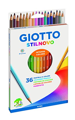 Giotto Stilnovo pastelli colorati in astuccio 36 colori - Ilgrandebazar