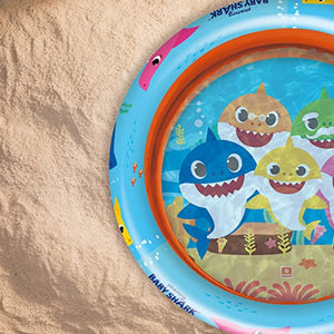 Mondo 2 Ring Pool, Piscina Gonfiabile Unisex Bambini, Azzurro Arancione, Diametro 100 centimetri