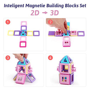 nicknack Magnetico Costruzione Blocchi Bambini 132 Pezzi Giocattoli...