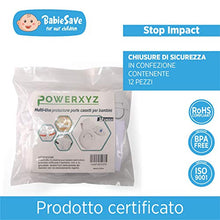 Carica l&#39;immagine nel visualizzatore di Gallery, [12 Pezzi] Bambino Chiusure di Sicurezza Armadio, Fascia Morbida 12p.chiusure