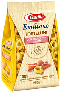 Barilla Pasta all'Uovo Ripiena Le Emiliane Tortellini con Prosciutto Crudo -...