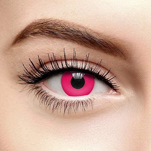 Lenti A Contatto Colorate Rosa UV i-Glow (30 Giorni) - Non Corretive - Ilgrandebazar