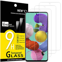 Carica l'immagine nel visualizzatore di Gallery, NEW'C 3 Pezzi, Vetro Temperato per Samsung Galaxy A51, Pellicola Prottetiva Anti Graffio, Anti-Impronte, Senza Bolle, Durezza 9H, 0,33mm Ultra Trasparente, Ultra Resistente