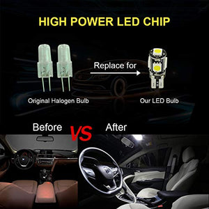 Safego 10 x LAMPADINE T10 W5W LED 194 168 cuneo Tipo 5 SMD 10xCanbus 5SMD
