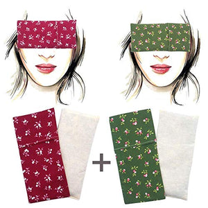 Cuscino per occhi "Pack Duo -Hatha" (2 interni e 2 federe lavabili) | Semi... - Ilgrandebazar