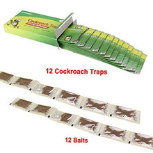 Carica l&#39;immagine nel visualizzatore di Gallery, Kimimara Cockroach Trappole, 12 Pcs Trappole per scarafaggi con Bait... - Ilgrandebazar