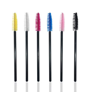 Huapan Pettine Ciglia e Sopracciglia, Scovolini Mascara Monouso 300 Pezzi,...