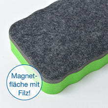 Carica l&#39;immagine nel visualizzatore di Gallery, OfficeTree Set 5 Cancellino Lavagna Magnetica Bianca - 5 colori - Cancellino... - Ilgrandebazar