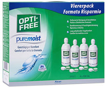 Carica l&#39;immagine nel visualizzatore di Gallery, OPTI-Free PureMoist Detergente per lenti a contatto Systempack (4 x 300 ml) - Ilgrandebazar