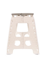 Carica l'immagine nel visualizzatore di Gallery, ARREGUI TB-039-GB Sgabello Pieghevole Multiuso | Sgabello per Adulti o Bambini | Scala Pieghevole | Scalino | Sgabello per cucina, bagno, campeggio | 39 cm di altezza | White &amp; Grey