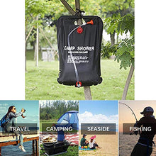 Carica l'immagine nel visualizzatore di Gallery, Sunshine smile Borsa da Bagno Solare, Doccia Nero