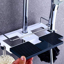 Carica l'immagine nel visualizzatore di Gallery, Mensola per Bagno Vassoio, Mensole Angolare Doccia da Appendere, Con tre...