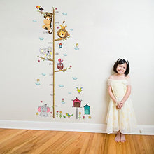 Carica l'immagine nel visualizzatore di Gallery, ElecMotive Metri da parete per bambini rimovibile misurare adesivi Animali - Ilgrandebazar
