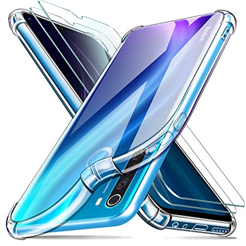 Leathlux Cover Xiaomi Redmi Note 8 Custodia Trasparente + 2 × - Ilgrandebazar