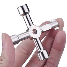 Carica l&#39;immagine nel visualizzatore di Gallery, 4-Modi Multifunzionale Chiave di Utility per Elettrico Acqua Gas Metro... - Ilgrandebazar