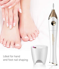 Carica l&#39;immagine nel visualizzatore di Gallery, Set Manicure e Pedicure Elettrico,TOUCHBeauty Kit di lime per unghie per Pedicure,Potente Fresa per Unghie con 5 Accessori, Professionale Sistema di Lucidatura per Unghie con luce UV AG-1335C