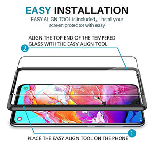 L K 3 Pezzi Pellicola Protettiva per Samsung Galaxy A70, A70 Vetro... - Ilgrandebazar