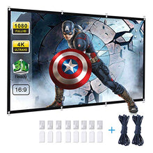 Carica l&#39;immagine nel visualizzatore di Gallery, Powerextra Telo Da Proiezione 120 Pollici Utilizzabile Su Ambo I Lati HD...