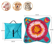 Carica l'immagine nel visualizzatore di Gallery, IEUUMLER Tappetino Pet Training Snuffling Mat Cane Naso 70x70cm, Blue