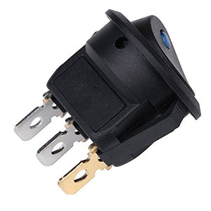 Sunerly, interruttore rotondo on-off illuminato per auto, barca, camion,...