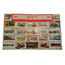 Carica l&#39;immagine nel visualizzatore di Gallery, Worldwide Railway Transport Trains Locomotive Stamp Collection – 100...