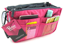 Carica l'immagine nel visualizzatore di Gallery, Periea Oganizer Borsa, 13 Scomparti, 28 L: 34 x 21 x 7-16cm, Rosa Brillante