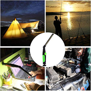 Lampada da Lavoro LED Ricaricabile Magnetica Portatile Professionale Verde