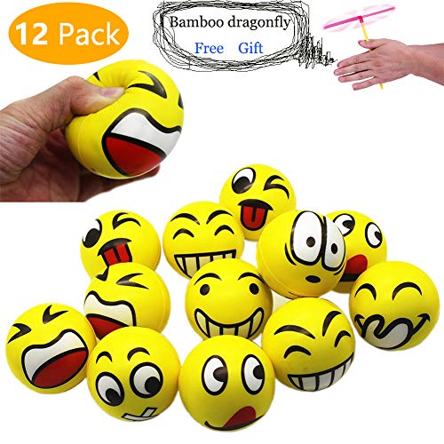 Mimieyes, giocattoli antistress, palline con emoji, per esercizio alle mani... - Ilgrandebazar