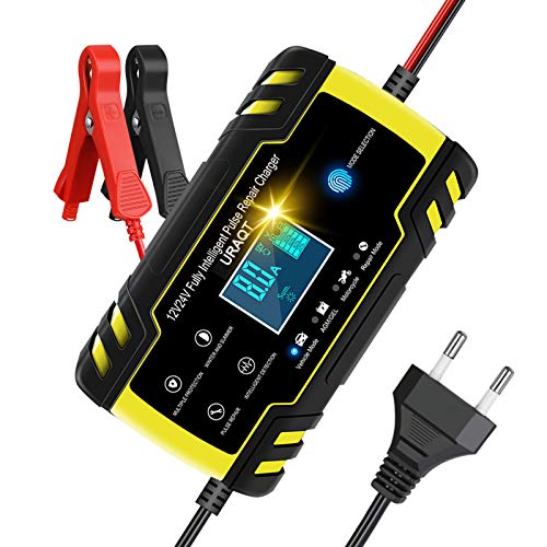 Caricabatteria Auto YONHAN 6A - Per Batterie 12V, Litio E Piombo, Con Schermo LED - Foto 10