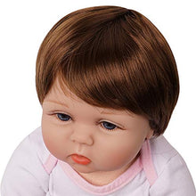 Carica l&#39;immagine nel visualizzatore di Gallery, Bambola Reborn Ragazza Bambina Femmina Silicone Vinile Vestiti Bianco e Rosa - Ilgrandebazar