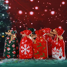 Carica l'immagine nel visualizzatore di Gallery, sfesnid 48 pz Sacchetti Regalo di Natale, Renna Rossa Natalizia Regalo Confezione con Coulisse Caramelle Sacchetti Confetti Alimentari Borsa di Regalo Sacchetto Bustine Biscotto 23 x 15 cm