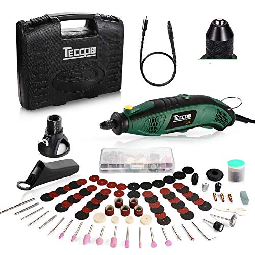 Strumento Multifunzione, TECCPO 170W Mini Utensile Rotante Kit con 80...